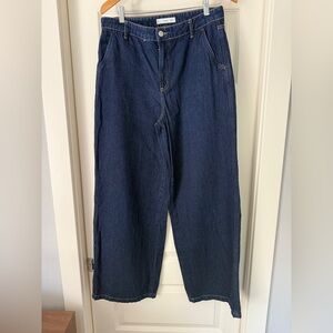 Mango wide leg jeans, stretchy